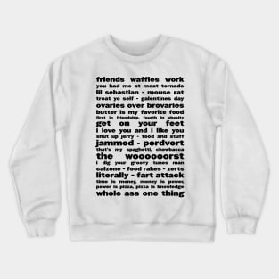 Friends Waffles Work Crewneck Sweatshirt